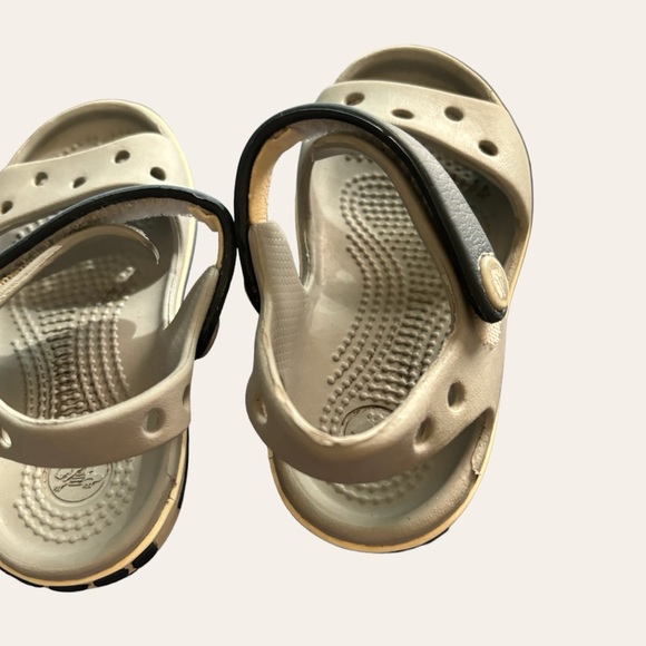 Crocs bands Sandals light gray Navy toddler Size C7(US) - Picture 3 of 11
